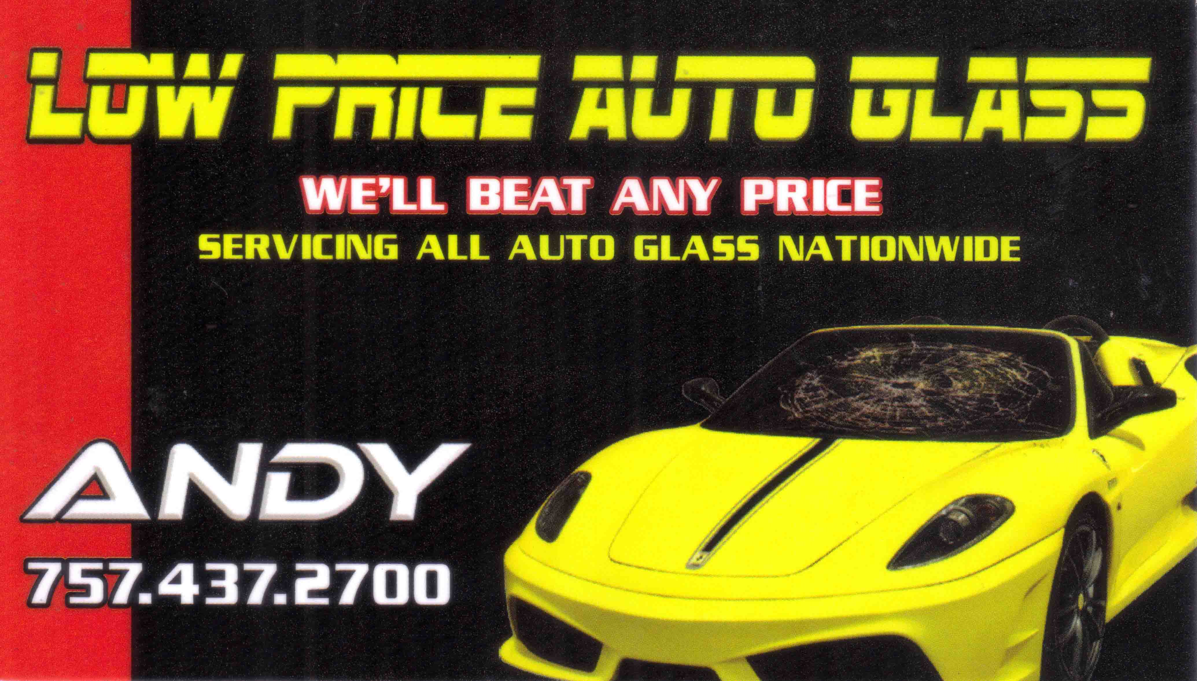 Low Price Auto Glass, Andy Oshana